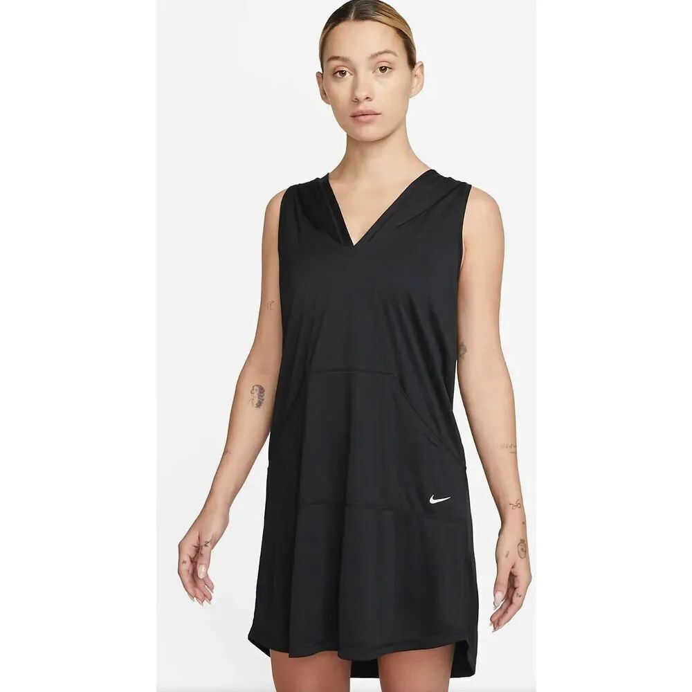 Nike hooded cover up dress
